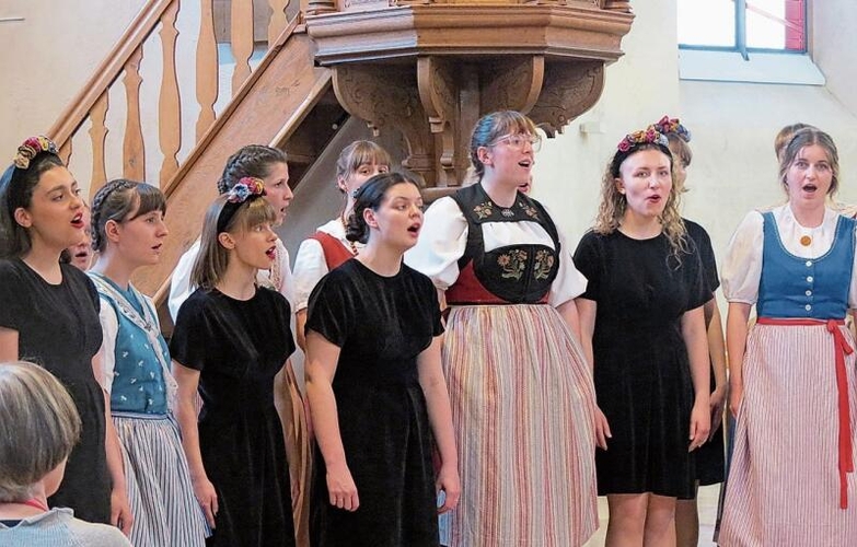 Für vokale Furore sorgte der gemeinsame Auftritt des Schweizer Chors jutz.ch mit dem Jugendchor Jazz Island aus Litauen. Fotos: S. van Riemsdijk