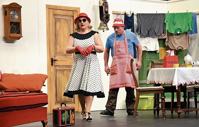 Das Theater mit den eigenen Klubmitgliedern sorgte für amüsante Unterhaltung.