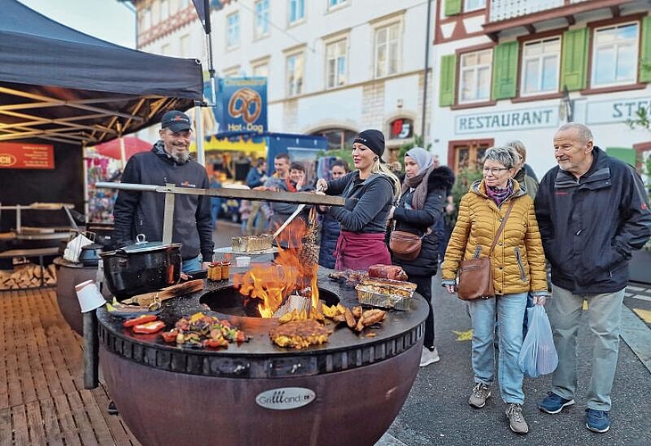 Gluschtiges vom Grill.