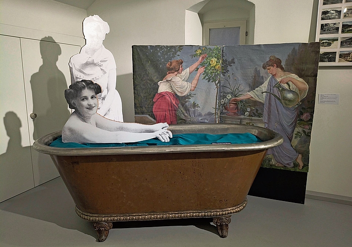 Die Kurhäuser um 1900 lockten mit ihrem Bade-Angebot.Fotos: M. Schaffner