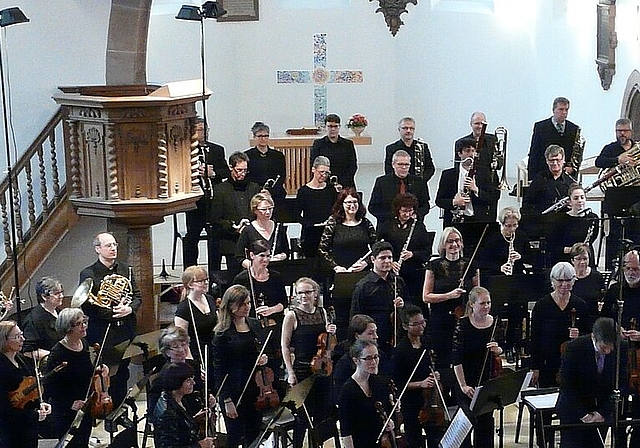 Das Orchester Liestal gab das Abschlusskonzert des 2. Orgelfestivals. Fotos: A. Jegge
