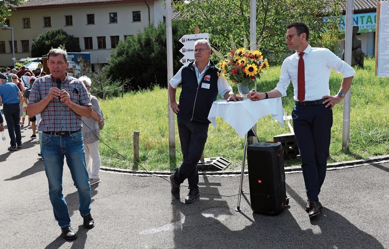 Marc Brodbeck, Christoph Böbner und Thomi Jourdan. 