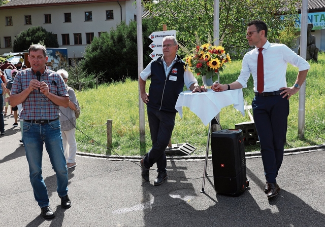 Marc Brodbeck, Christoph Böbner und Thomi Jourdan. 