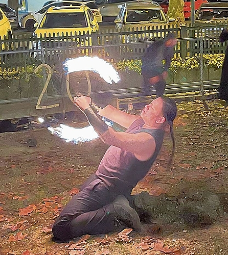 Feuershow von «Baden Brennt». Feuershow von «Baden Brennt».