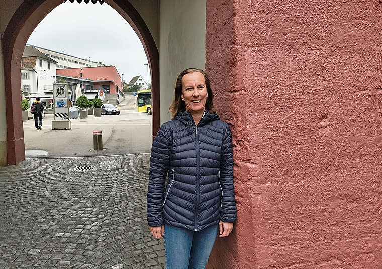 Ina Haller im April auf einer ihrer Erkundungstouren in der Region Liestal. Foto: M. Schaffner