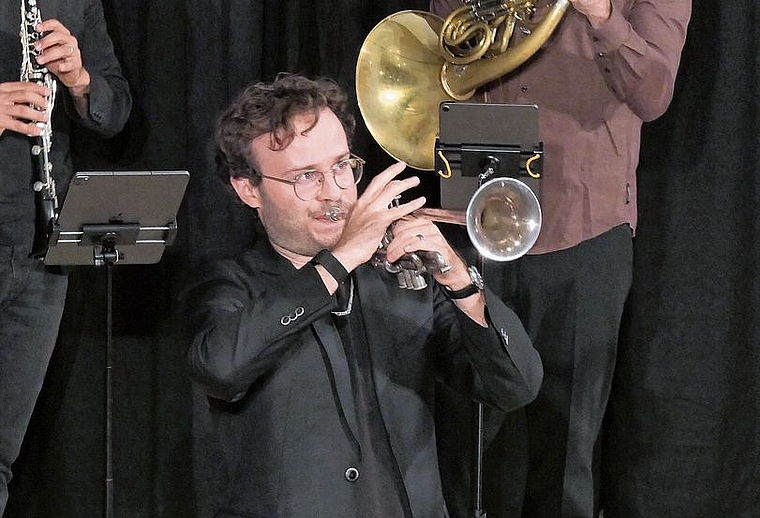 Simon Höfele während seines leidenschaftlichen Auftritts. Foto: Pier-Giuseppe Caccatori