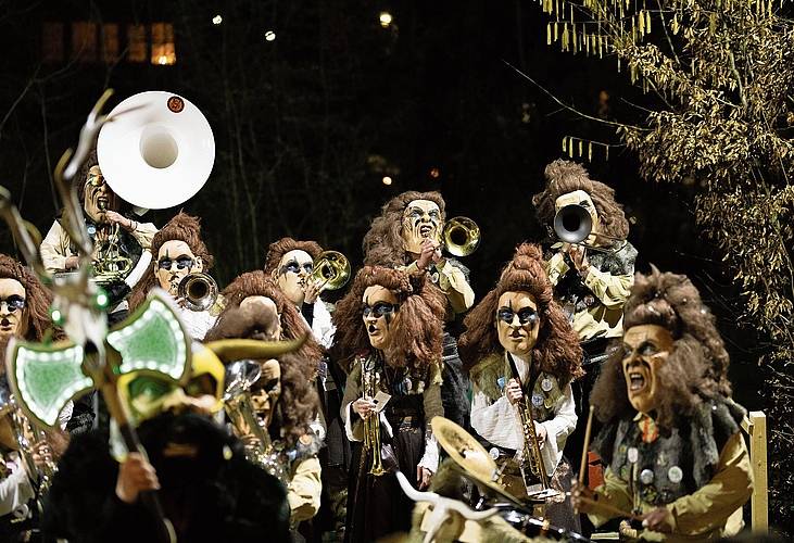 Die «Gassäspränger» schränzten ebenfalls, was das Zeug hielt. Fotos: M. Herrmann