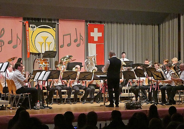Die Musikgesellschaft überzeugte mit ihrem Können. Fotos: B. Eglin
