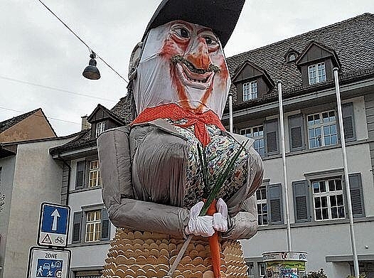 Das Chluuri stand am Nachmittag beim Eingang in die Begegnungszone.