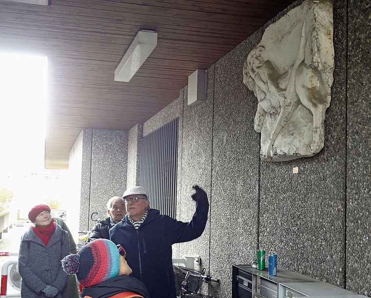 Start beim «Kentauer» am Postgebäude. Foto: zVg