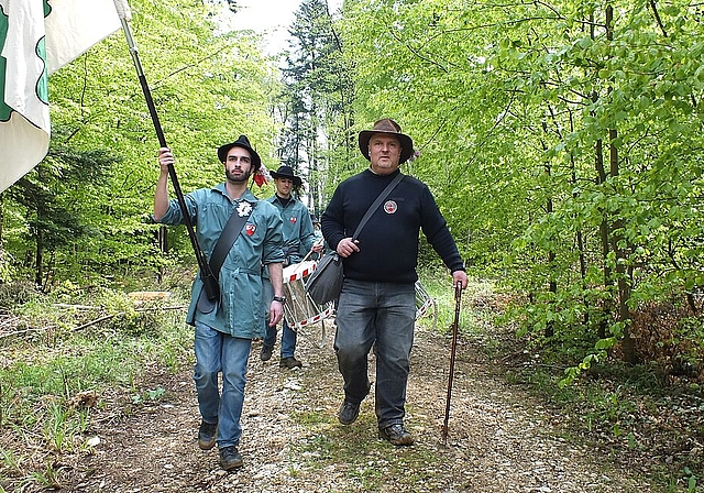 Rottenchef Domenic Schneider wird seine 3. Rotte erst im 2021 wieder durch den Wald führen. Fotos: U. Fluri
