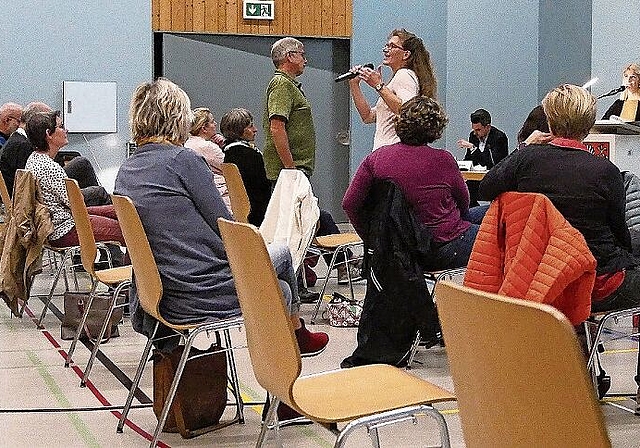 Fragerunden belebten die Meinungsbildung.Foto: B. Eglin