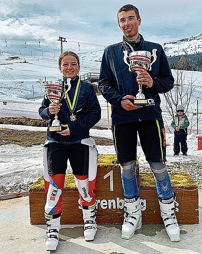 Erfolgreiche Titelverteidigung durch Maria Ballmer und Nadir Lais.
