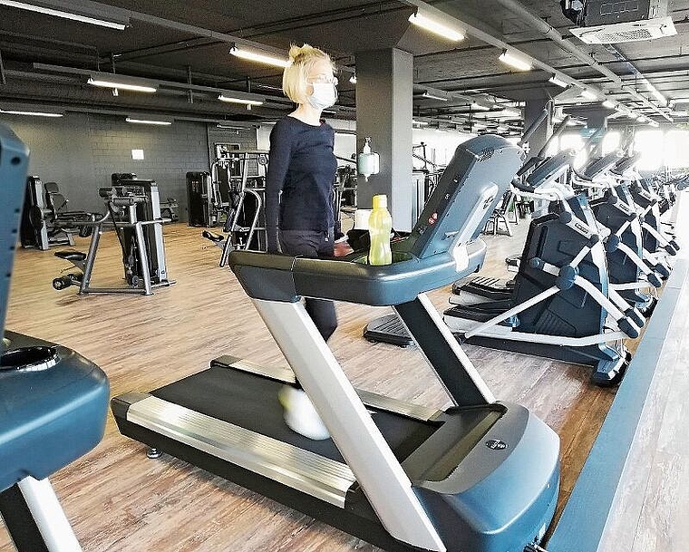 Die Fitnesscenter sind wieder offen. Foto: B. Eglin