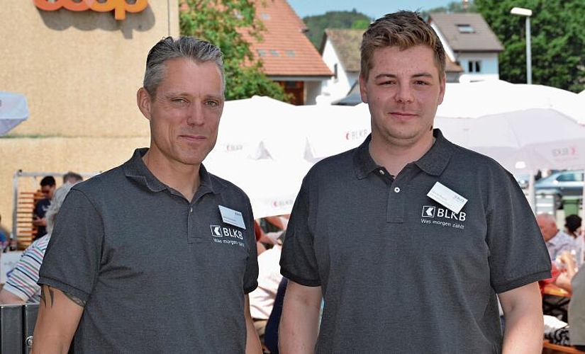 Stefan Grossmann,  Regionenleiter und Nicola Hänle, Leiter der Niederlassung.