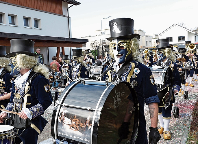 «Fränkeschränzer Bubendorf».Fotos: B. Eglin