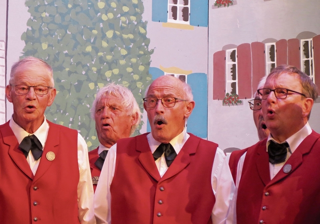 Mit hörbarer Hingabe sangen die Farnsburger ihre berührenden Jodellieder. Foto: S. van Riemsdijk