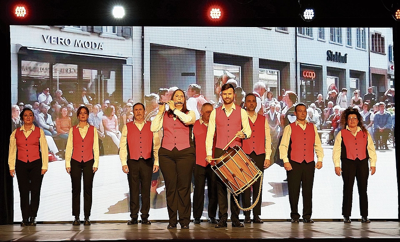 Die Stedtlisingers auf Werbetour im Stedtli. Die Stedtlisingers auf Werbetour im Stedtli.
