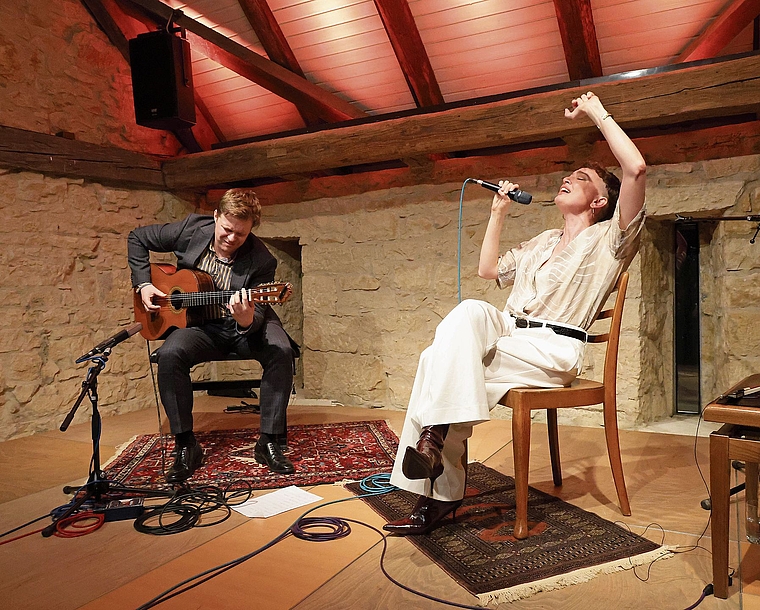 Phoebe Violet und Andreas Haidecker Foto: B. Eglin