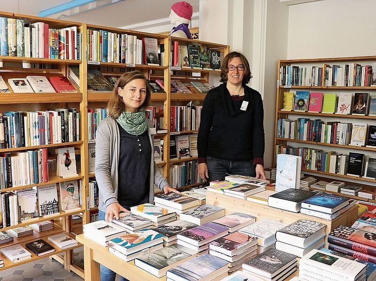 Farah Dettwiler (l.) und Maya Itin sind die eine Hälfte des Rapunzel-Teams; nicht auf dem Bild sind Viviane Kammermann und Christine Spitteler.Foto: M. Schaffner