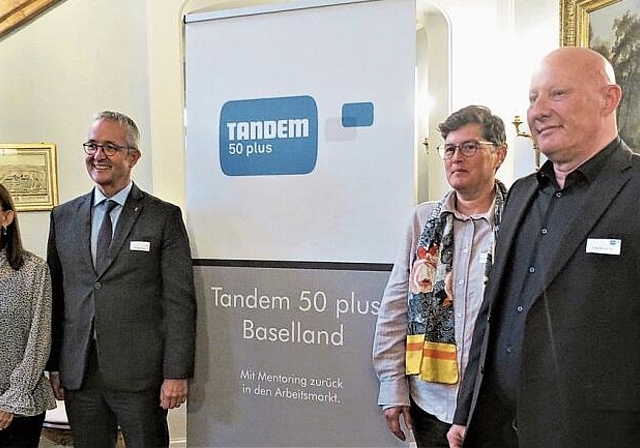 Nur fröhliche Gesichter mit Violetta Kyburz, Thomas Weber, Chantal Schwendener und Claude Lachat (v. l.).Foto: S. van Riemsdijk