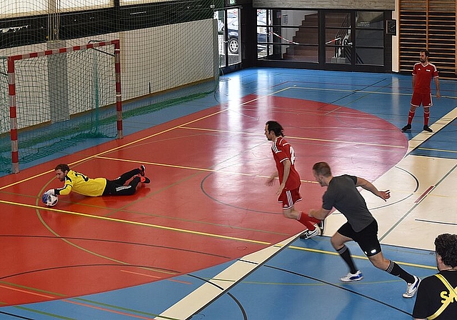 Neben Volleyball und Basketball stand auch Fussball auf dem Programm. Foto: zVg