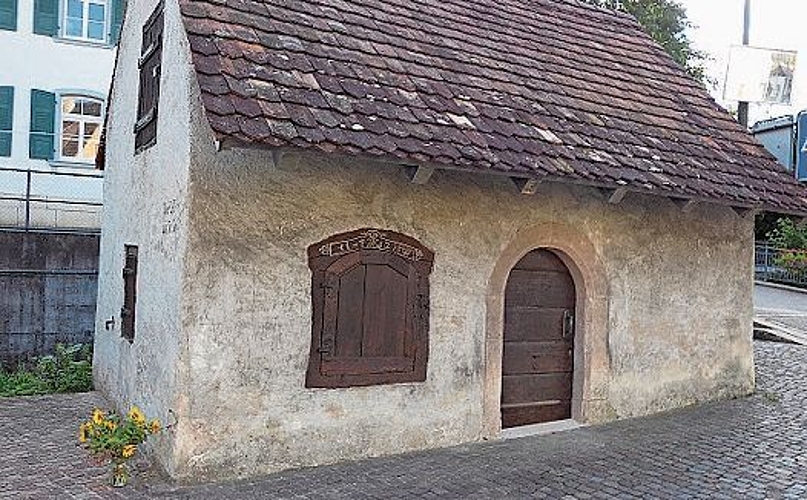 Das historisch authentische Schlachthäuschen.Fotos: U. Fluri