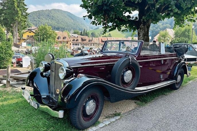 Maybach SW 38 Sport-Cabriolet 1937, 6 Zylinder. Fotos: M. Stöcklin