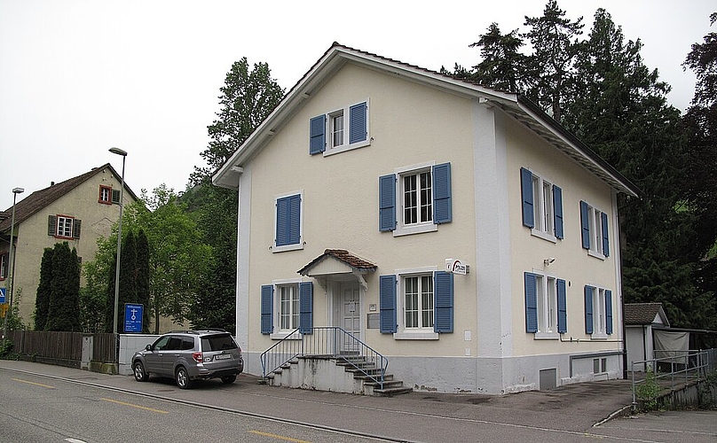 Der jetzt noch bestehende Polizeiposten in Waldenburg. Fotos: Beat Ermel
