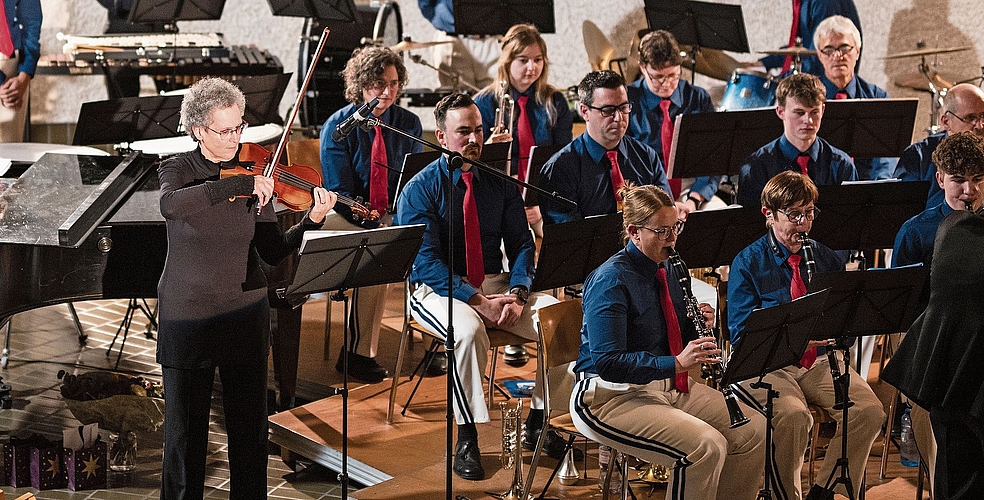 Das Violinensolo zum Film «Schindlers Liste». Fotos: M. Herrmann