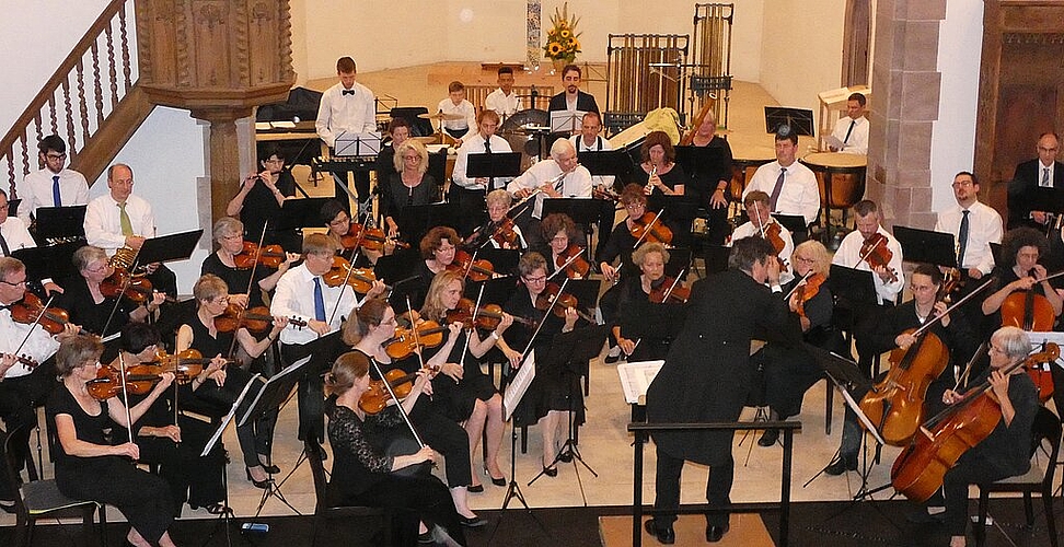 Das gut disponierte Sinfonie-Orchester Gelterkinden. Fotos: U. Fluri
