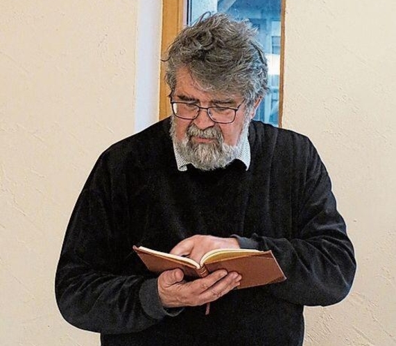Martin Stohler referierte über die 12 Artikel der Bauern.Fotos: S. van Riemsdijk