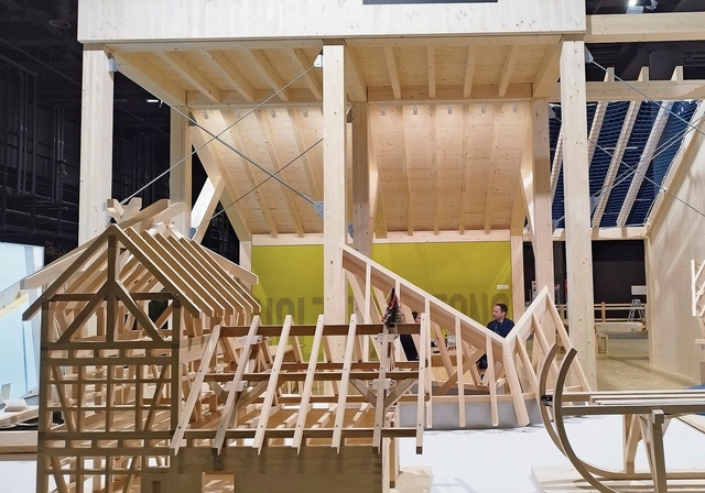 Lehrlingsarbeiten bei Holzbau Schweiz.
