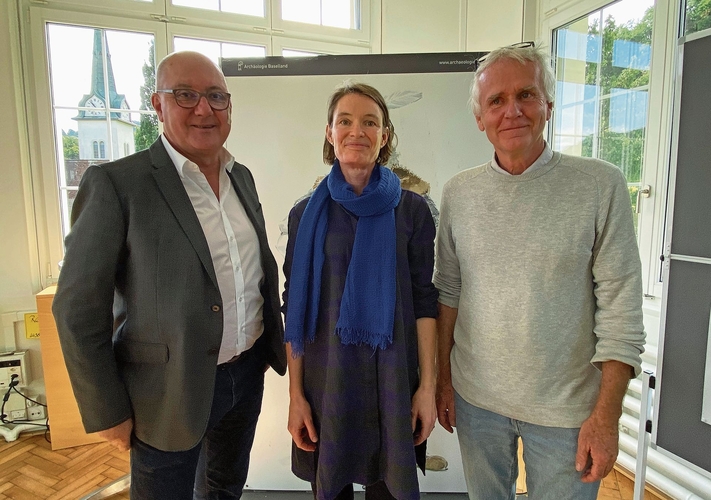 Isaac Reber, Sabine Sommerer und Hans Weber (v.l.) zeigten sich über die Denkmaltage sehr zufrieden.