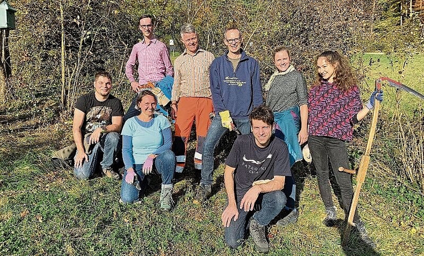 Die Gruppe der CSD-Ingenieure mit Helene Koch, Umweltschutzkommissionspräsidentin (zweite v.l.).Fotos: zvg
