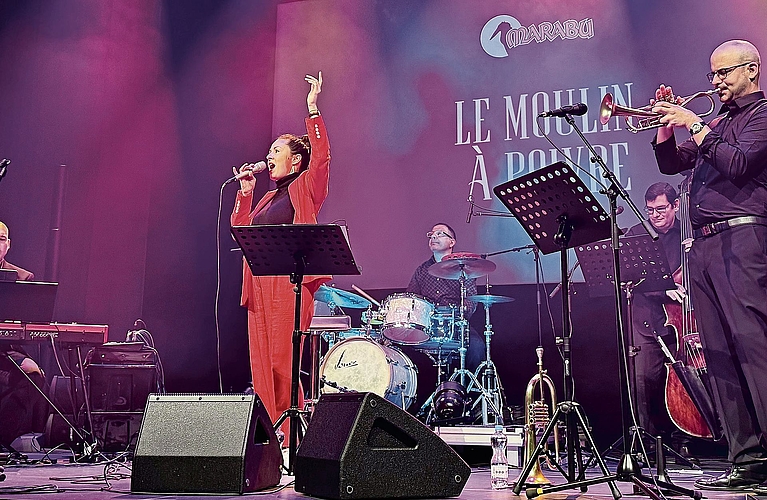 Die Band Le Moulin à Poivre begeisterte das Publikum mit einer feurigen Matinee. 