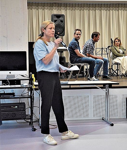 Präsidentin Florence Brenzikofer setzt sich energisch für die Realisierung des Naturparks ein.