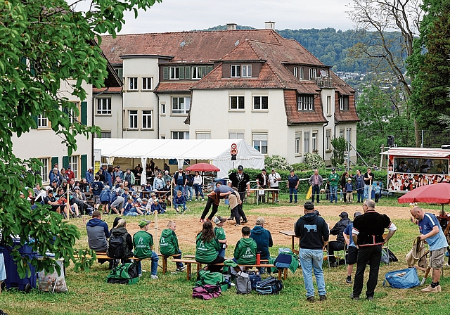 Der Schillingsrain bot eine schöne Kulisse. Fotos: M. Herrmann