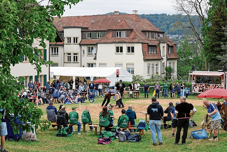 Der Schillingsrain bot eine schöne Kulisse. Fotos: M. Herrmann