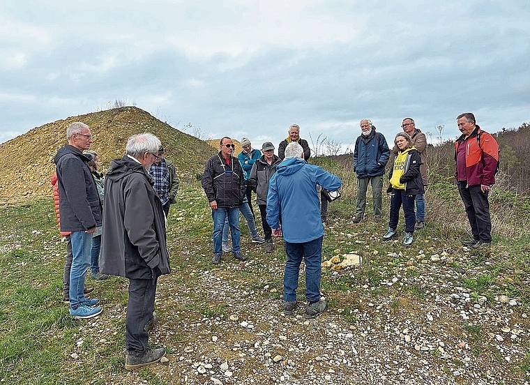 Informationsaustausch auf der DeponieFoto: zVg