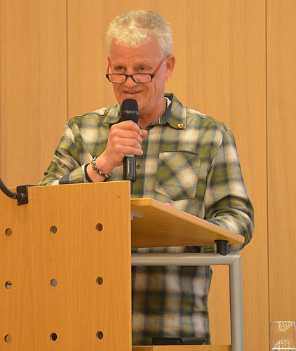 Gemeinderat Bruno Fedriga informierte über Sanierungsarbeiten an verschiedenen Strassen. Fotos: S. van Riemsdijk