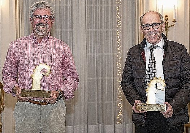 Anerkennungspreisträger: Jürg Chrétien (l.) und Willi Wenger. 
