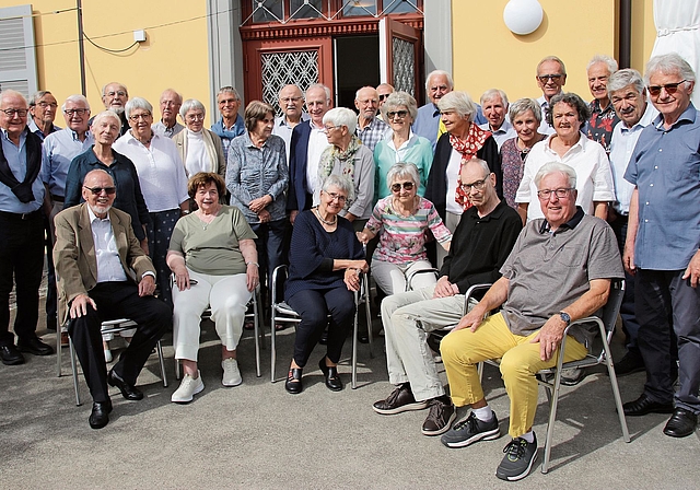 Über 30 ehemalige Gymnasiast/-innen des ersten Baselbieter Maturjahrgangs kamen in Liestal zusammen.Fotos: M. Schaffner