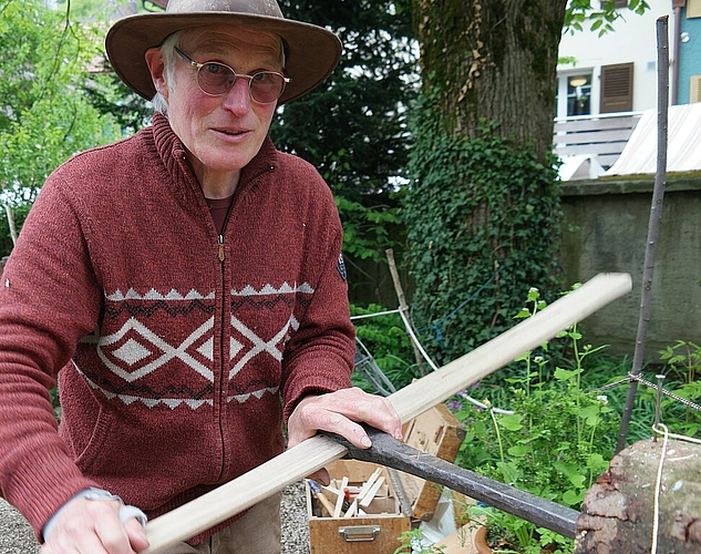 Der Meister der Holzröhre, Deuchelbohrer Jakob Steinmann.
