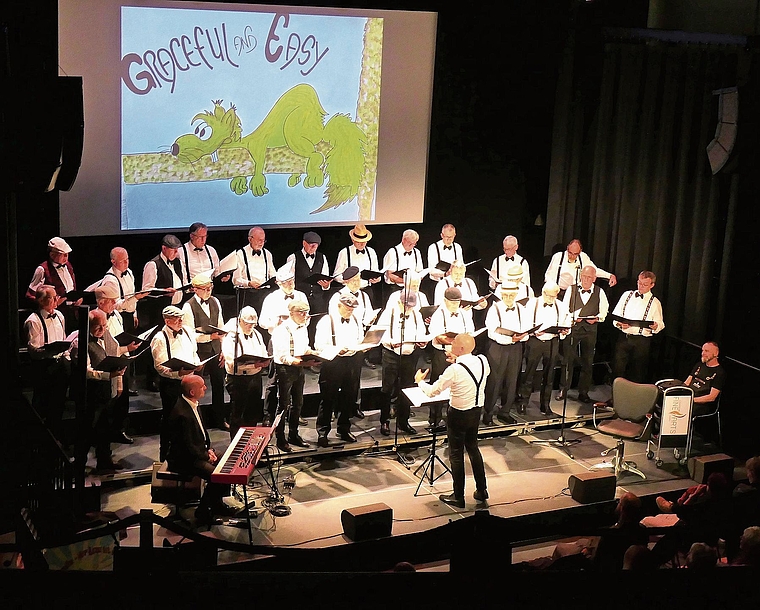 Barbershop-Songs im vollbesetzten Marabu.Foto: U. Handschin