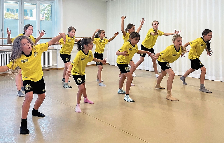 Die Kids konnten viele Choreografien lernen. Die Kids konnten viele Choreografien lernen.