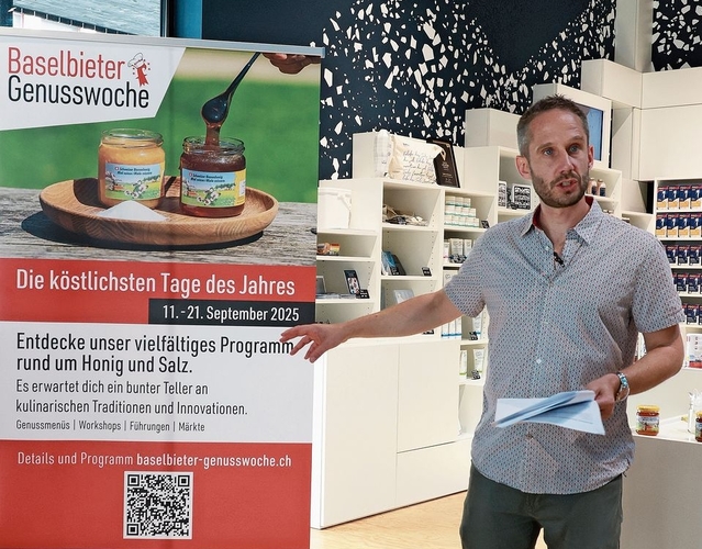 Tourismus-Chef Michi Kumli stellte die Genusswoche 2025 vor.