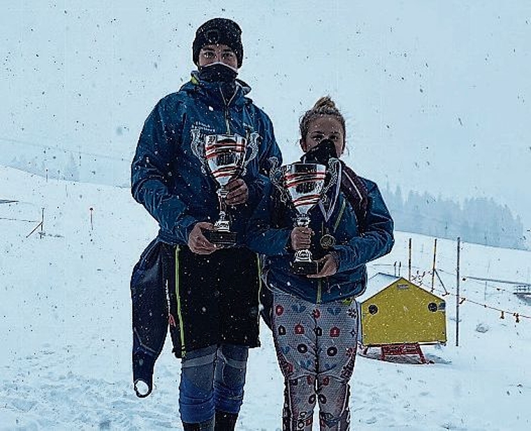 Nadir Lais (l.) und Maria Ballmer. Foto: zVg