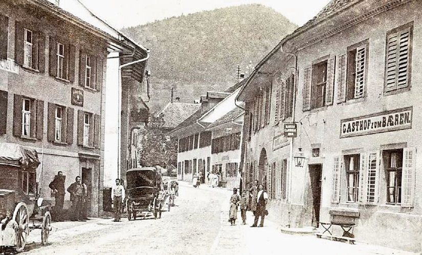 Langenbruck: Passdorf und Kurort mit hoher Restaurantdichte. Foto: Archiv Denkmalpflege BL