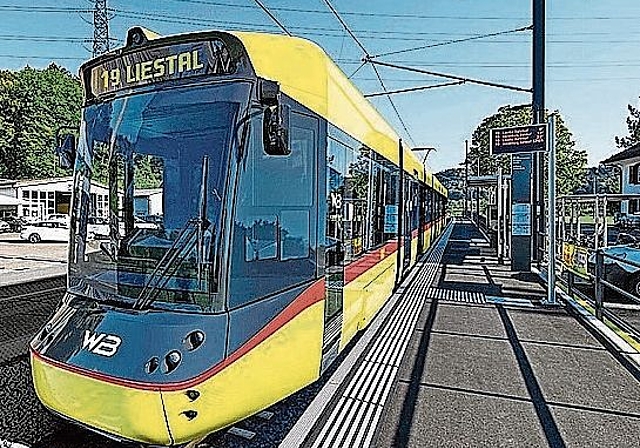 Die neuen Fahrzeuge der Waldenburgerbahn werden Mitte 2022 geliefert werden. Letztlich werden zehn Fahrzeuge zwischen Waldenburg und Liestal verkehren. Sie werden in Spanien gefertigt und sie verkehren vollumfänglich ab Mitte Dezember 2022.Foto: zVg